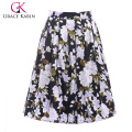 19 Couleurs! Grace Karin Cheap Occident Short Vintage imprimé floral coton 50s jupe rétro CL6294-9 #